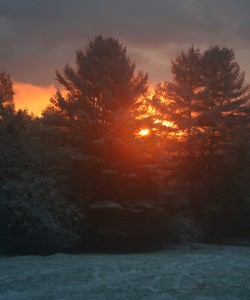 Sunrise on an Adirondack Morning